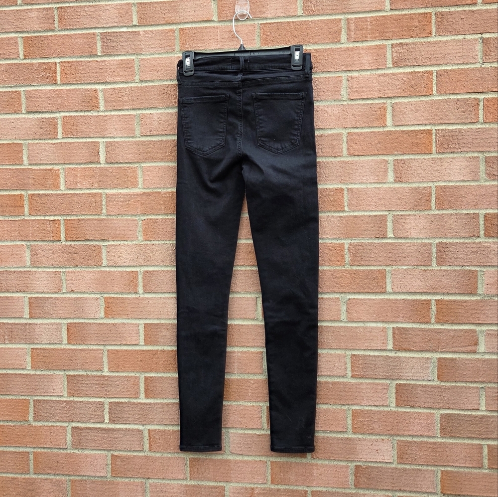 Agolde Sophie Skinny Jeans in Luxe Black Size 26 - Picture 3 of 6